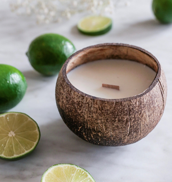 Luxury Coconut Candle - LIME scent