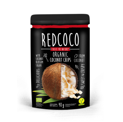 REDCOCO Premium Coconut  Chips - CARAMEL 40g