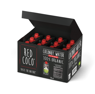 REDCOCO Organic Coconut water - 12pack