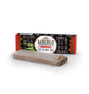 REDCOCO Organic Coconut Bar - COCOA 40g